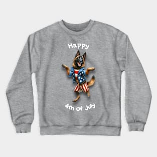 Happy 4th of July - Malinois Crewneck Sweatshirt